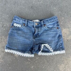 Levi’s‎ Blue Denim Lace Trim Women's Shorts